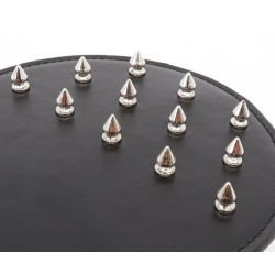 FUKR Paddle avec pointes métal 30 x 15cm Noir